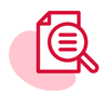 Icone zoom texte