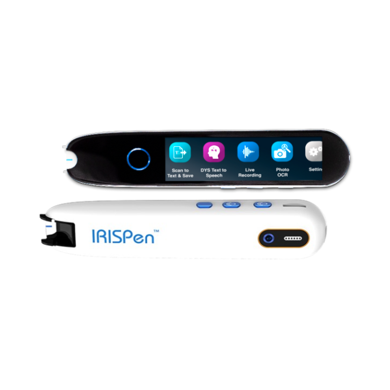 IRISPen Air 8 draagbare scanner pen vertaler 16 talen offline: OCR 48 talen offline, dyslectische scanner, offline spraaksynthese, digitale markeerstift, OCR-foto, Readiris PDF-software aangeboden