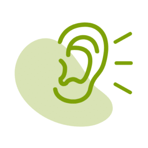 Icone Synthèse vocale Vert