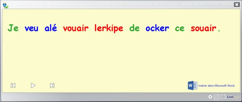 Gif animé correcteur d'orthographe Lexibar