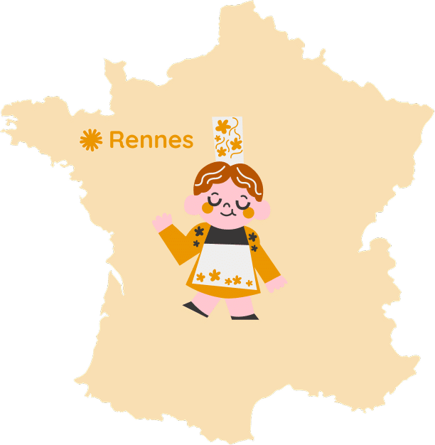 carte france rennes