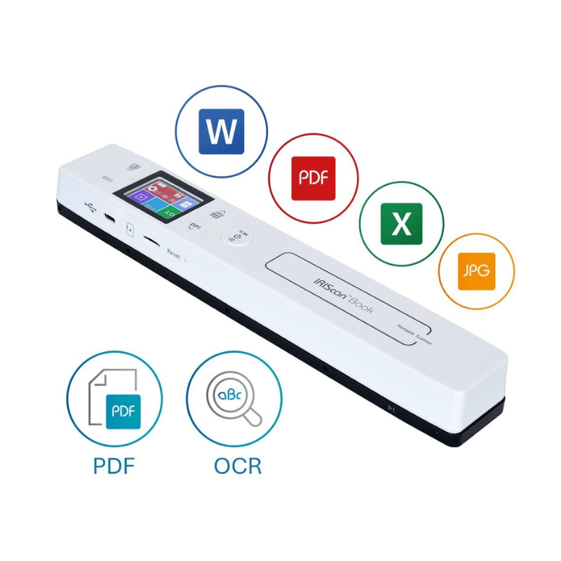 IRIScan Book 7 Scanner Portable OCR Et Aide La Lecture