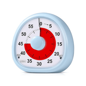 Minuteur 60 min visuel rechargeable