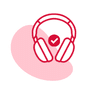 Icone Casque Confortable
